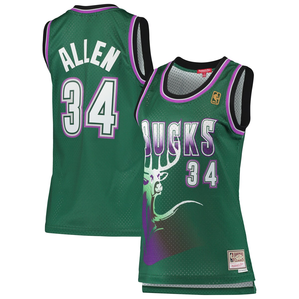 新着商品 NBA BUCKS レイ アレン ALLEN #34 バックス ユニフォーム