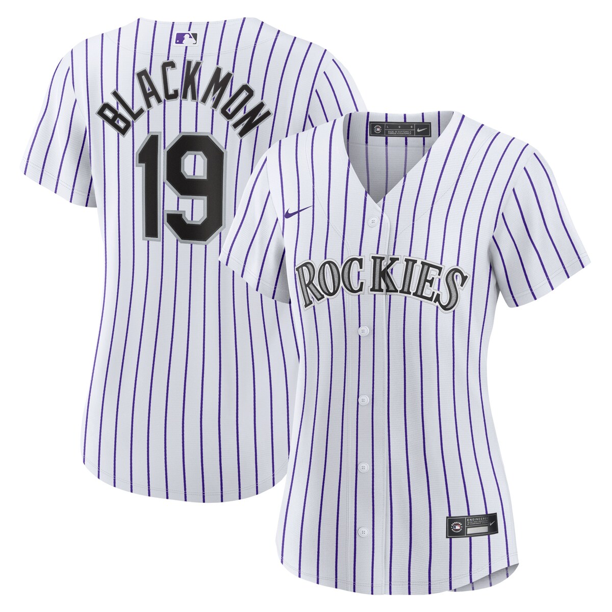 【公式グッズ】MLB ロッキーズ チャーリー・ブラックモン レプリカ ユニフォーム Nike/ナイキ レディース ホワイト (Women's MLB Nike Official Replica Player Jersey)
