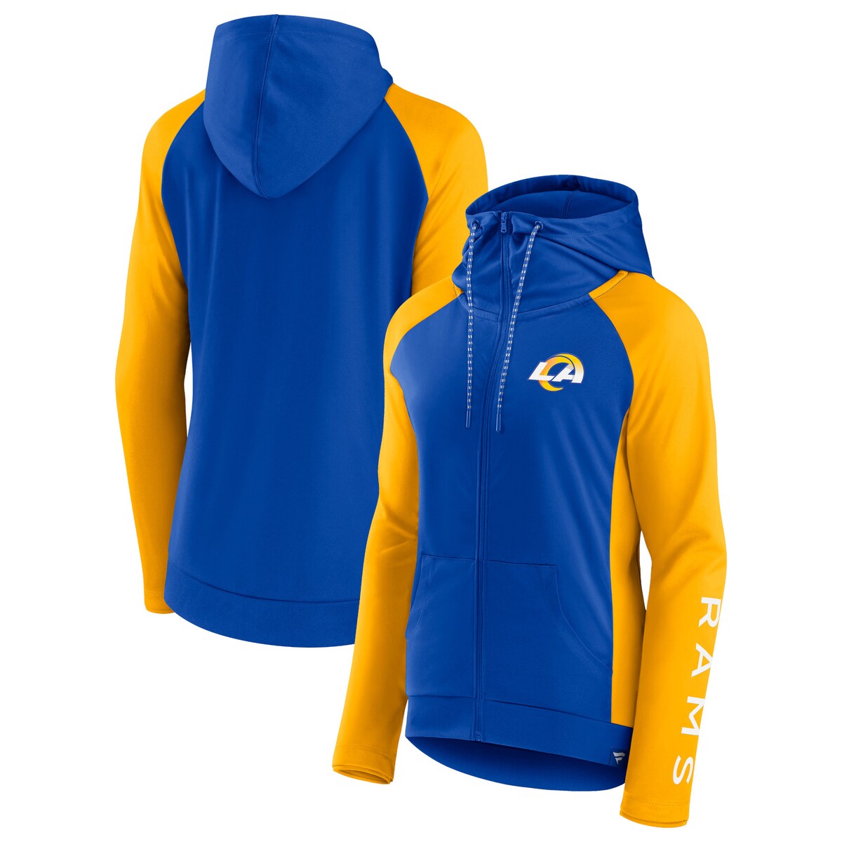 【公式グッズ】NFL ラムズ フルジップアップ パーカー Fanatics/ファナティクス レディース ロイヤル (22 Women's End Around Full Zip Jacket)