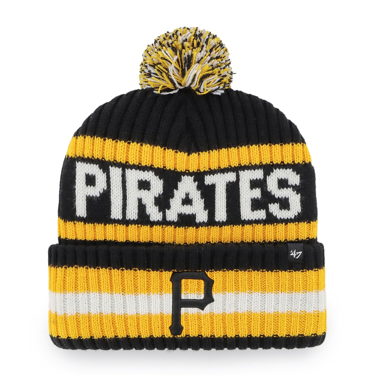 Pittsburgh Steelers '47 Bering Pom Knit Hat