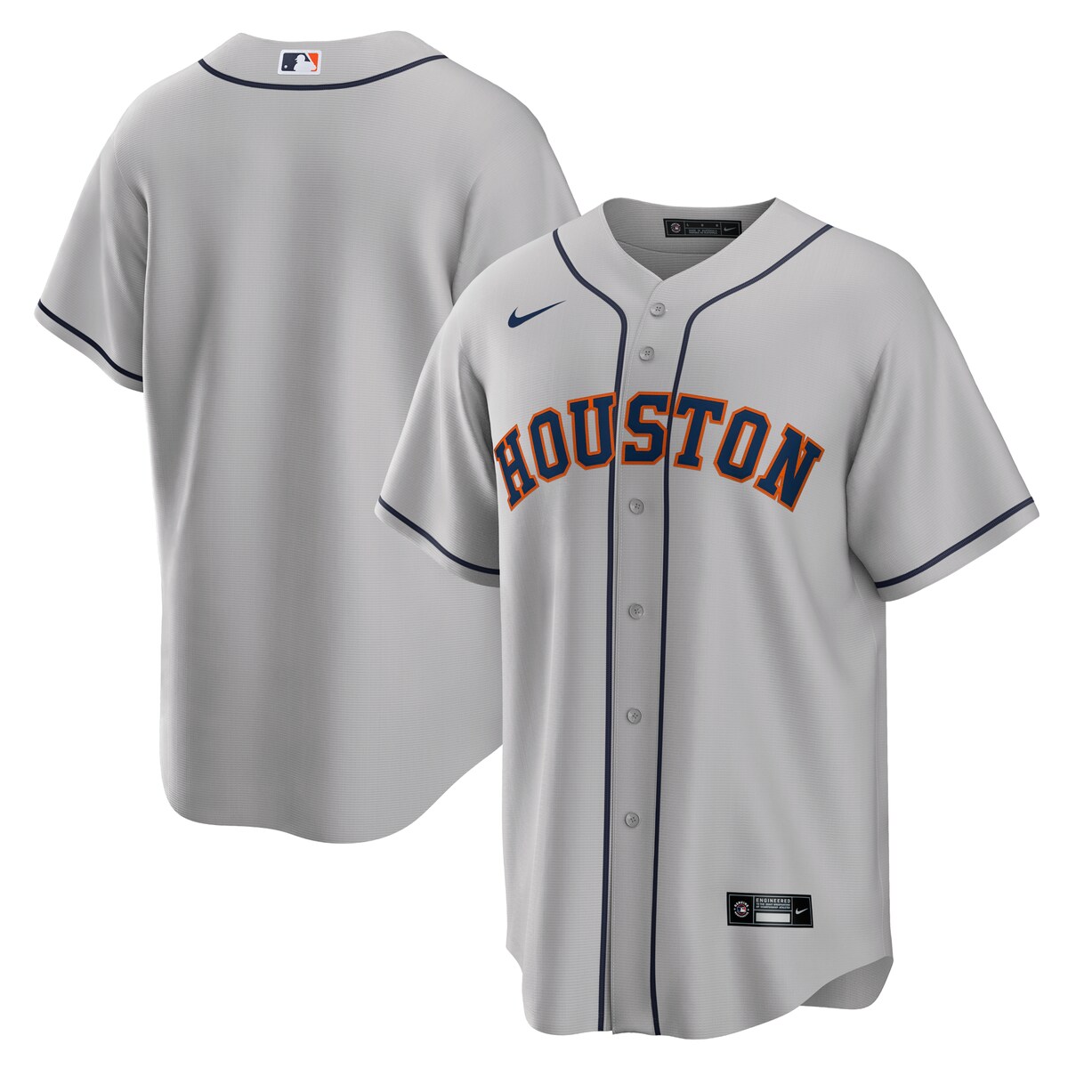 【公式グッズ】MLB アストロズ レプリカ ユニフォーム Nike/ナイキ メンズ グレイ (Men's Nike Replica Team Jersey)