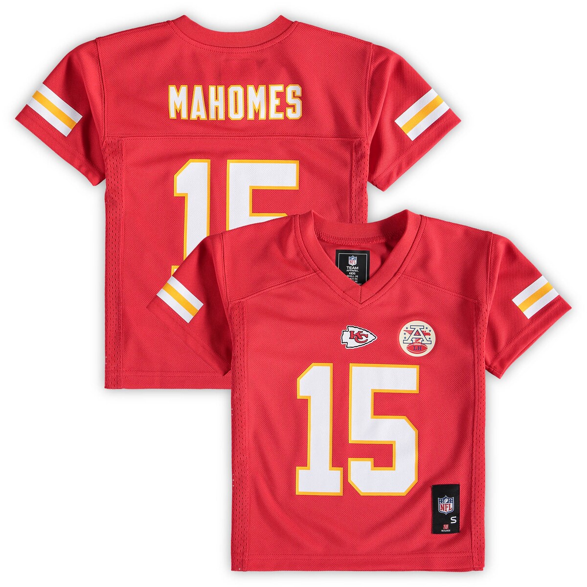 【公式グッズ】NFL チーフス パトリック・マホームズ レプリカ ユニフォーム Outerstuff トドラー・幼児サイズ レッド (22 Preschool NFL Mid-Tier Jersey)｜Fanatics公式ストア 店