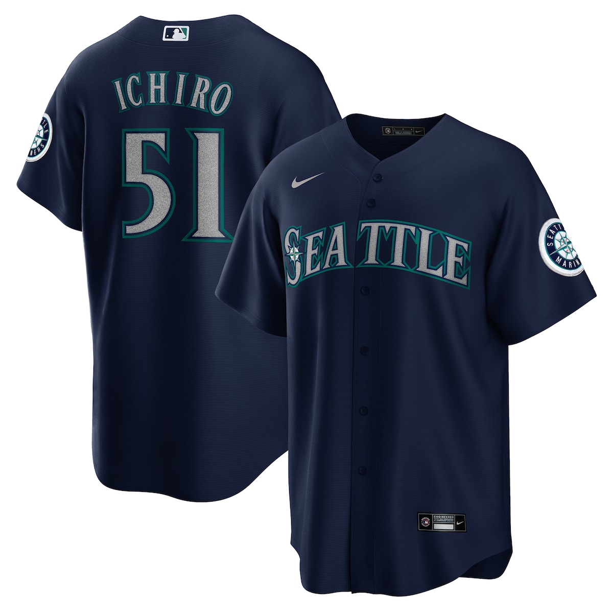 新品未使用■USA製　シアトルマリナーズ　オーセンティック　ユニフォーム　MLB 楽天市場】【永久欠番 51 】Majestic マジェスティック USA製