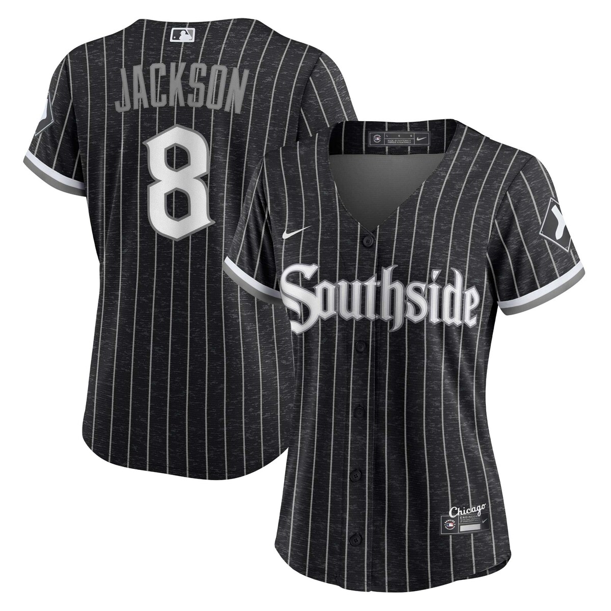 【公式グッズ】MLB ホワイトソックス ボー・ジャクソン レプリカ ユニフォーム Nike/ナイキ レディース ブラック (Women's Nike City Connect Replica Player Jersey)