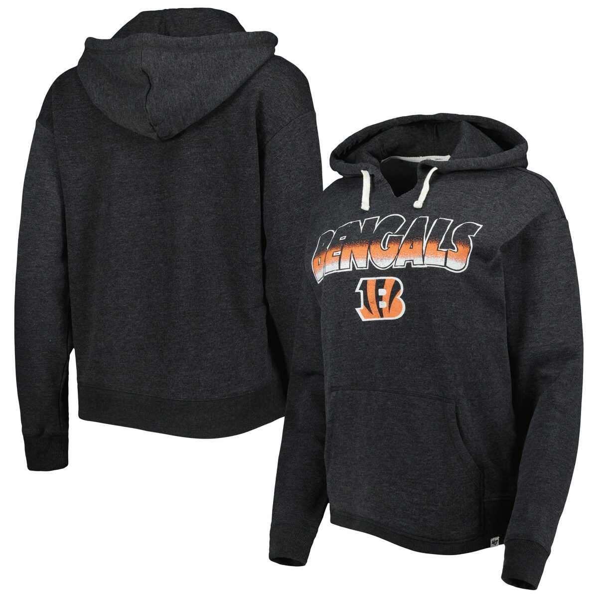 【公式グッズ】NFL ベンガルズ プルオーバー パーカー '47/フォーティーセブン レディース ブラック (22 Women's Color Rise Kennedy POH)｜Fanatics公式ストア 店 13,390円