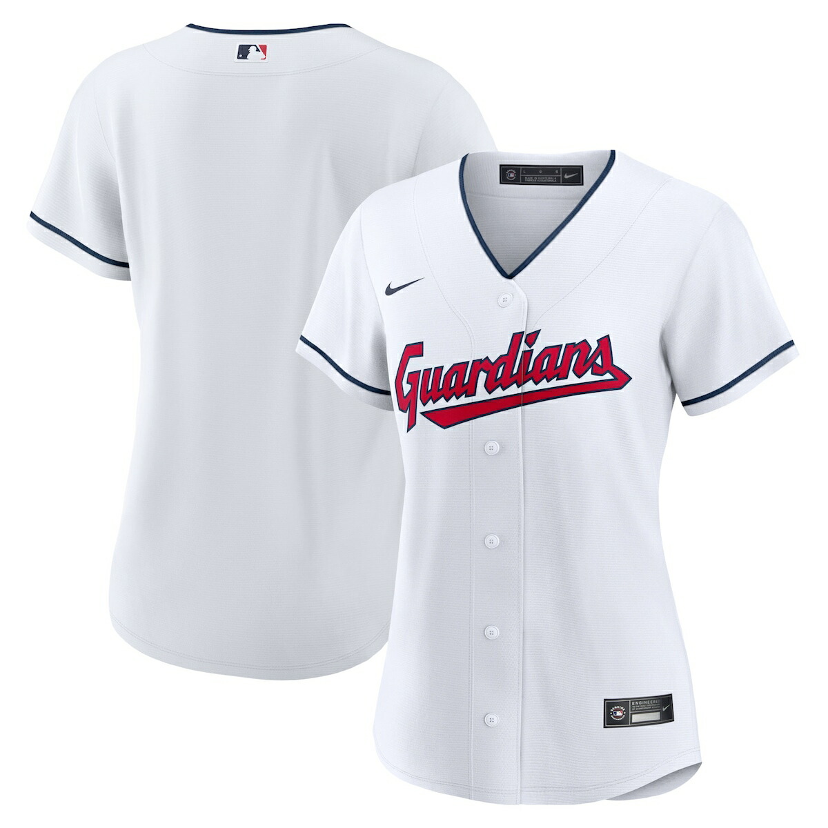 【公式グッズ】MLB インディアンス レプリカ ユニフォーム Nike/ナイキ レディース ホワイト (Women's Nike Official Replica Team Jersey - SP22 Temp)