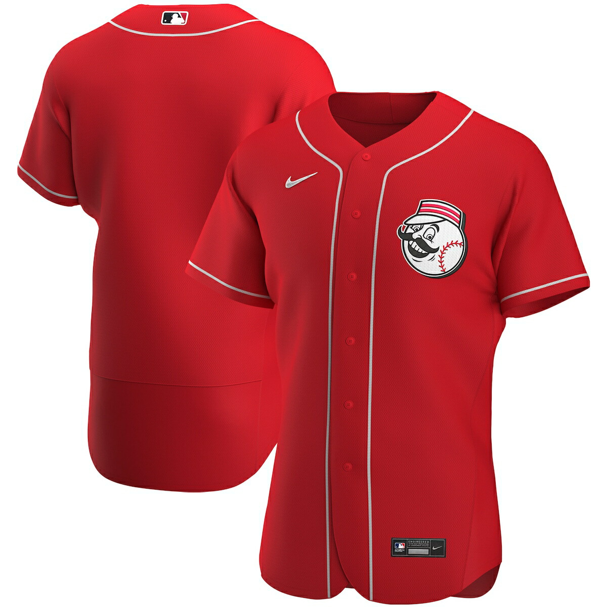 【公式グッズ】MLB レッズ オーセンティック ユニフォーム Nike/ナイキ メンズ スカーレット (Men's MLB Nike Authentic Official Team Jersey)