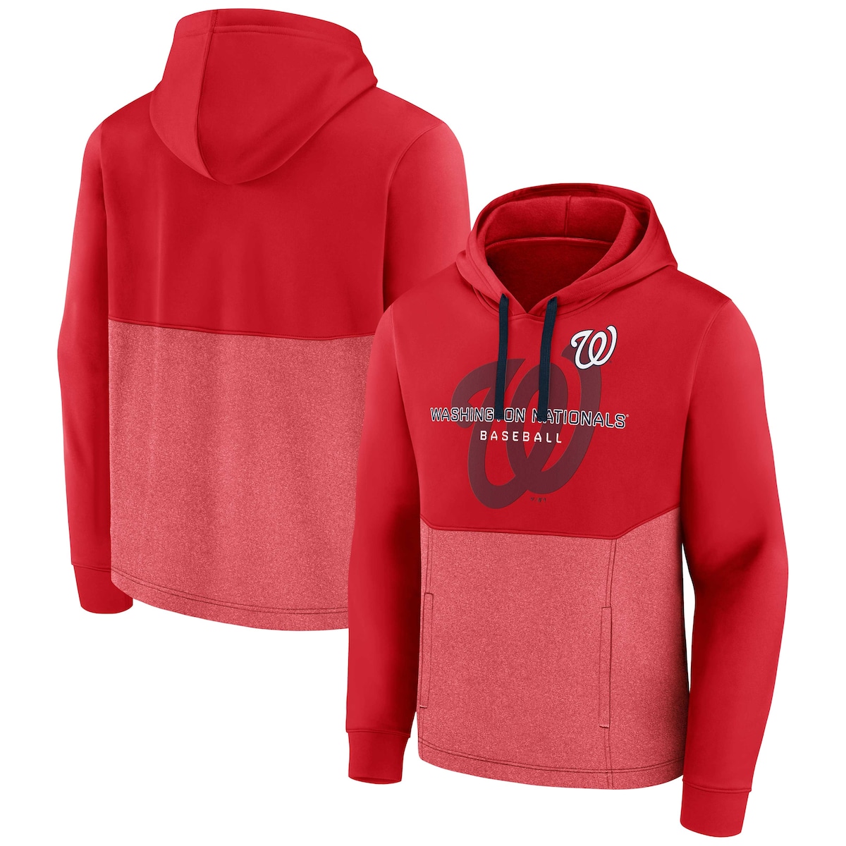 【公式グッズ】MLB ナショナルズ プルオーバー パーカー Fanatics/ファナティクス メンズ レッド (Men's Fanatics Branded Call the shots Long Sleeve Pullover H)