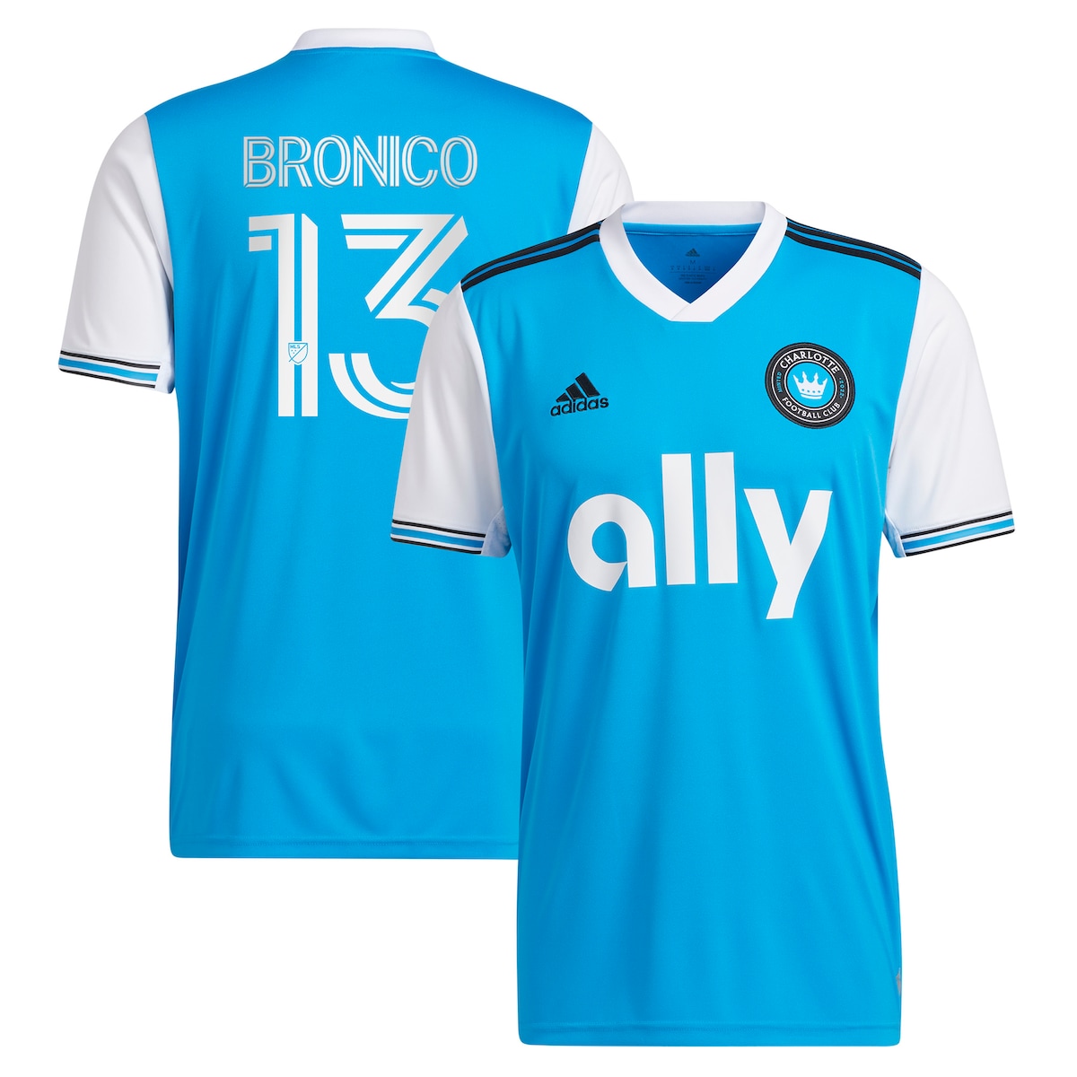 【公式グッズ】MLS シャーロットFC ブロニコ レプリカ ユニフォーム Adidas（アディダス） メンズ ブルー (15513 JERMENCRP)画像