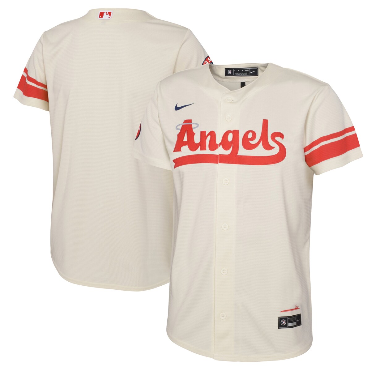 【公式グッズ】MLB エンゼルス レプリカ ユニフォーム Nike/ナイキ ベビー クリーム (Infant Nike City Connect Team Jersey - 2022)