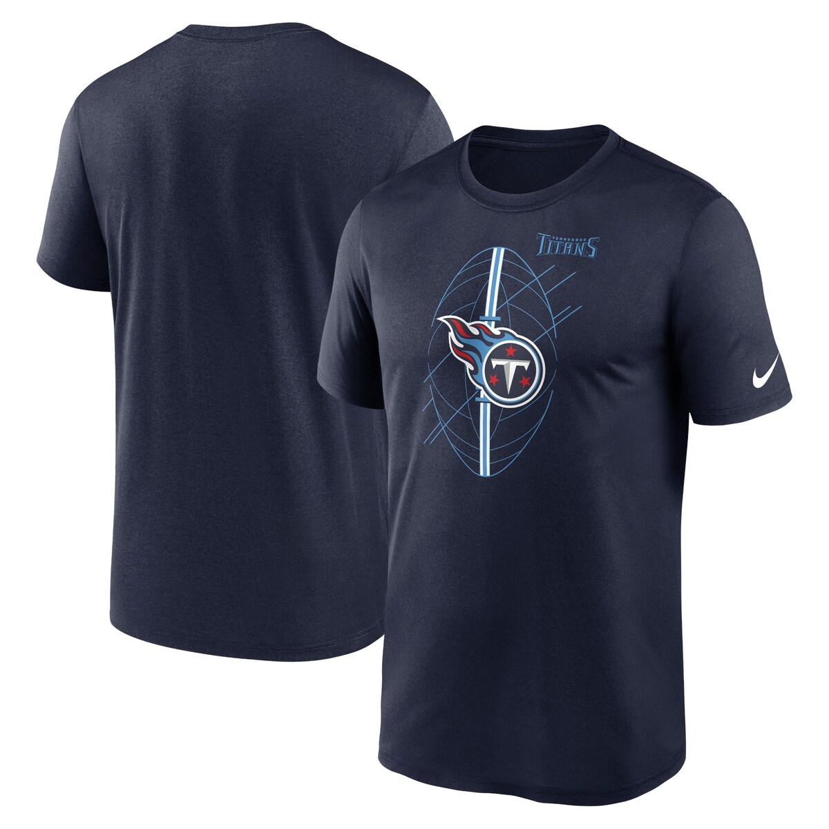 【公式グッズ】NFL タイタンズ Tシャツ Nike/ナイキ メンズ ネイビー (23 NFL FANGEAR Men's Nike Legend Icon SST)