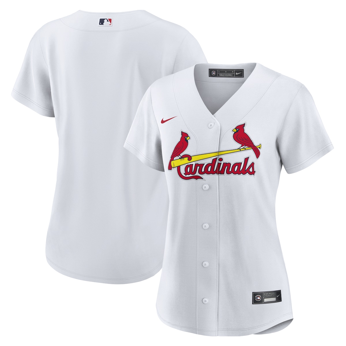 【公式グッズ】MLB カージナルス レプリカ ユニフォーム Nike/ナイキ レディース ホワイト (Women's Nike Official Replica Jersey)