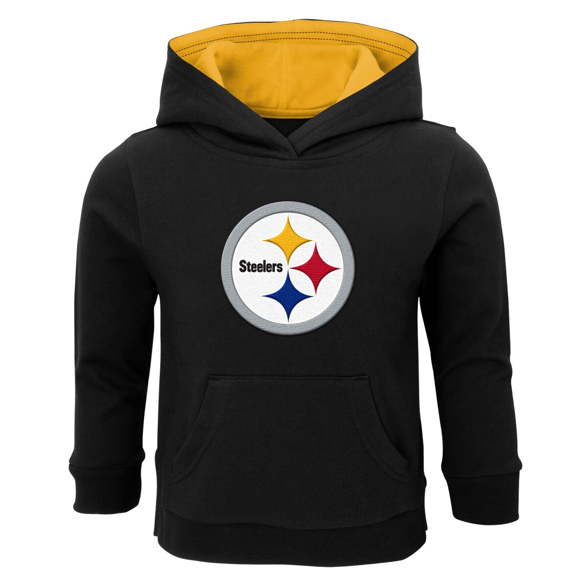 【公式グッズ】NFL スティーラーズ プルオーバー パーカー Outerstuff トドラー・幼児サイズ ブラック (23 Toddler Fan Gear Prime PO Hood)