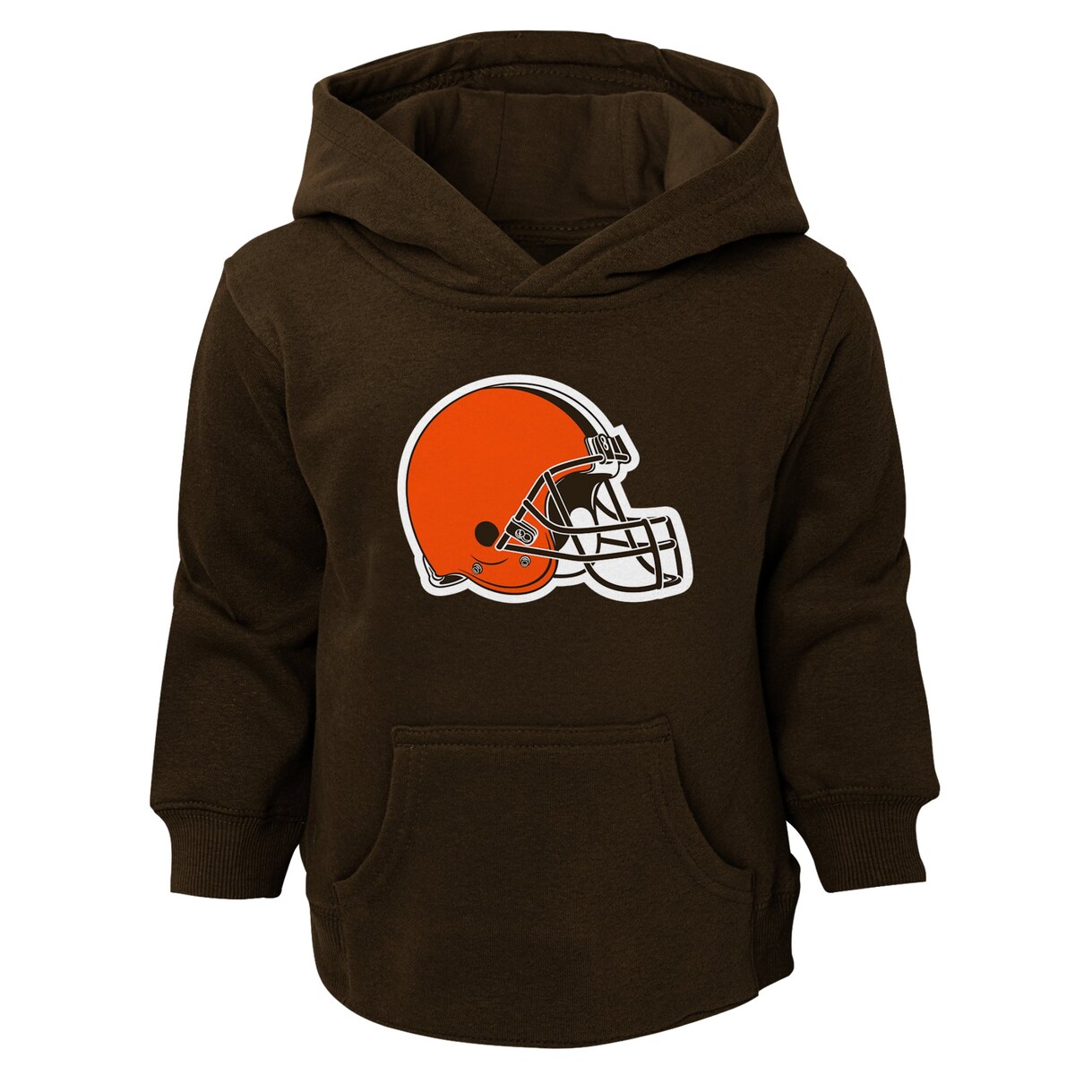 【公式グッズ】NFL ブラウンズ プルオーバー パーカー Outerstuff トドラー・幼児サイズ ブラウン (23 Toddler Team Logo Hood)