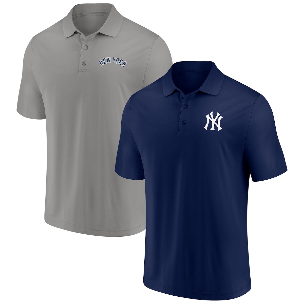 【公式グッズ】MLB ヤンキース ポロシャツ Fanatics/ファナティクス メンズ ネイビー (MEN'S DUELING LOGOS POLO COMBO PACK MLB)