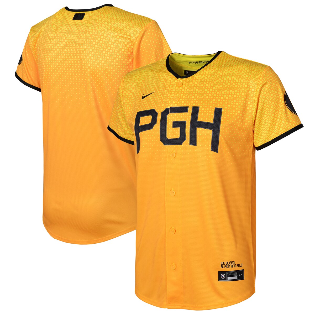 【公式グッズ】MLB パイレーツ レプリカ ユニフォーム Nike/ナイキ トドラー・幼児サイズ ゴールド (Juvenille Nike City Connect Team Jerseys - 2023)