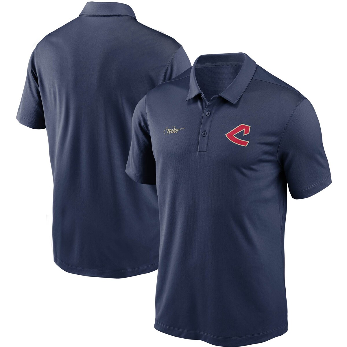 【公式グッズ】MLB インディアンス ポロシャツ Nike/ナイキ メンズ ネイビー (Men's Nike Cooperstown Logo Franchise Polo)
