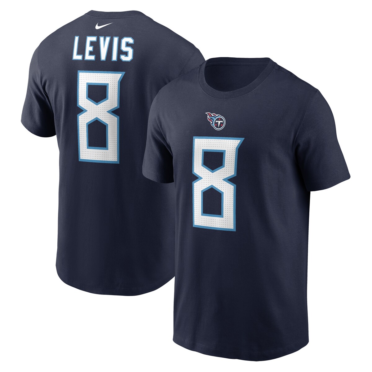 【公式グッズ】NFL タイタンズ ウィル・レヴィス Tシャツ Nike/ナイキ メンズ ネイビー (23 Men's Nike Player N&N SST)