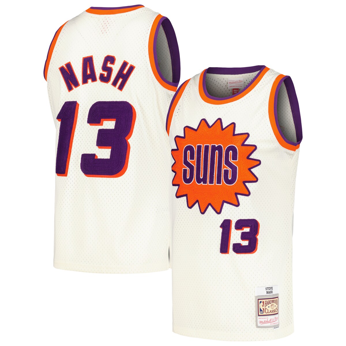新品タグ付き スティーブナッシュ サンズ ユニフォーム NBA公式 フェニックス・サンズ スティーブ・ナッシュ Hardwood Classics