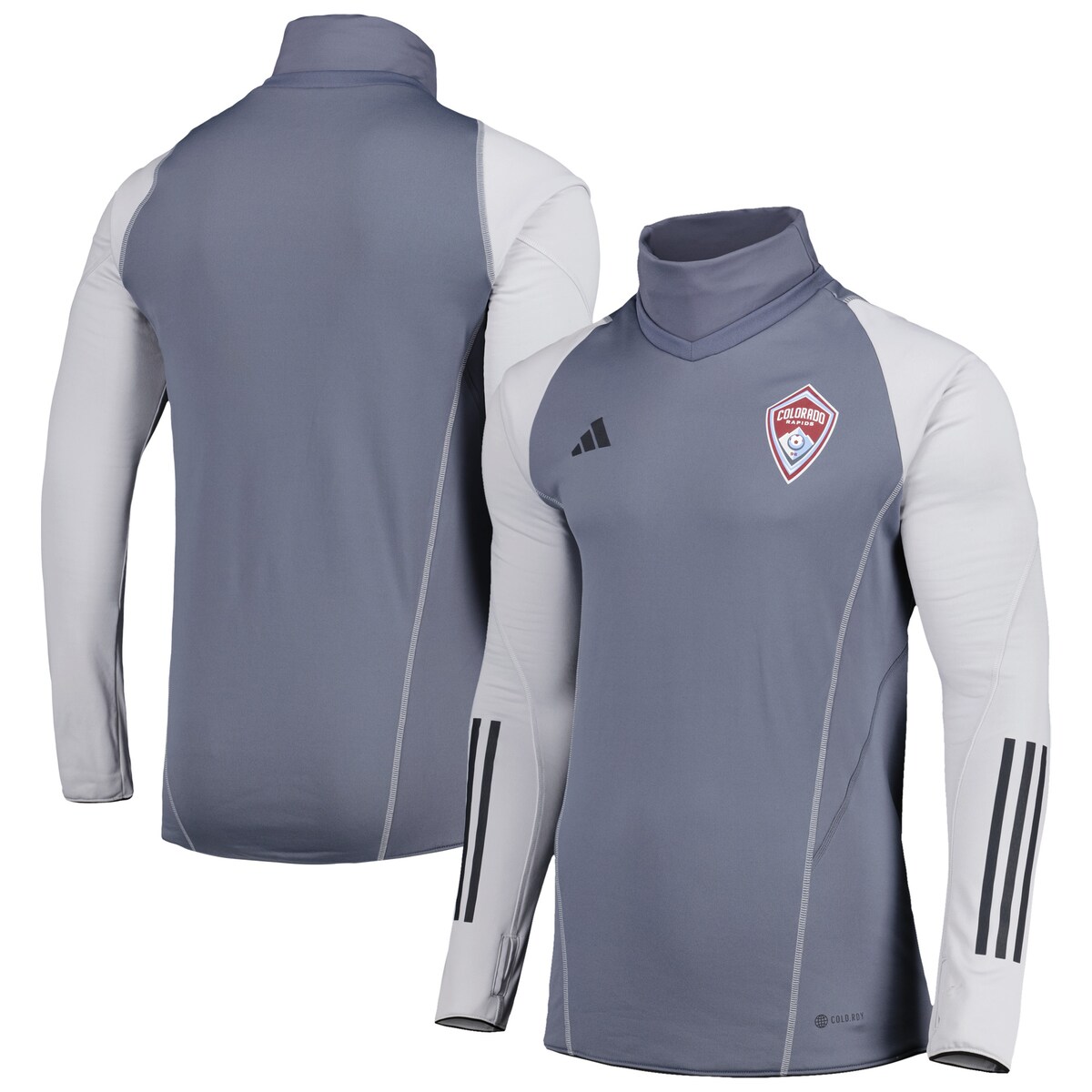 【公式グッズ】MLS コロラド・ラピッズ トレーナー Adidas/アディダス メンズ グレイ (ADI S23 Men's Warm Top)