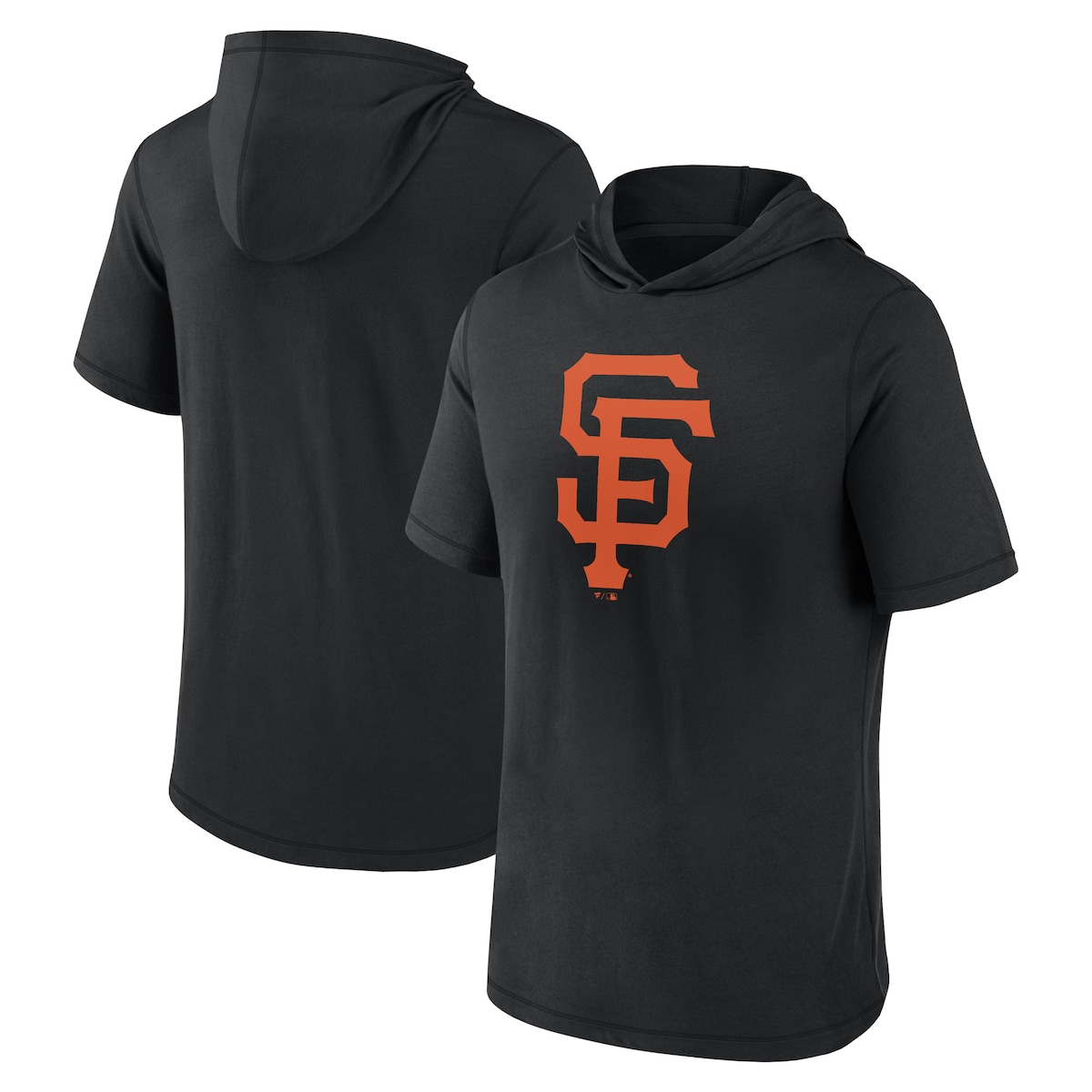 【公式グッズ】MLB ジャイアンツ Tシャツ Fanatics/ファナティクス メンズ ブラック (MEN'S PRIMARY LOGO SHORT SLEEVE HOOD MLB)