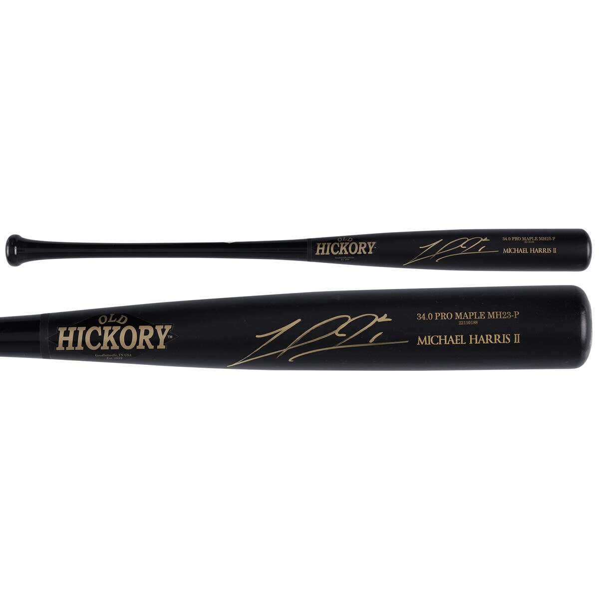 MLB ブレーブス マイケル・ハリスII 直筆サイン バット Fanatics（ファナティクス） (AUT 22NLROY BAT 44866)