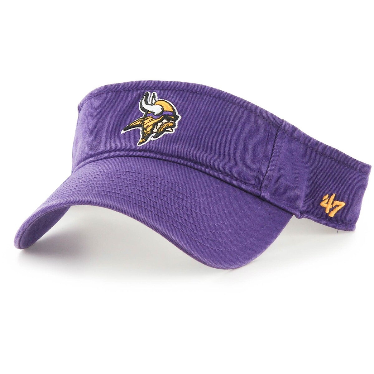 【公式グッズ】NFL バイキングス サンバイザー '47 /フォーティーセブン メンズ パープル (NFL Clean Up Visor)