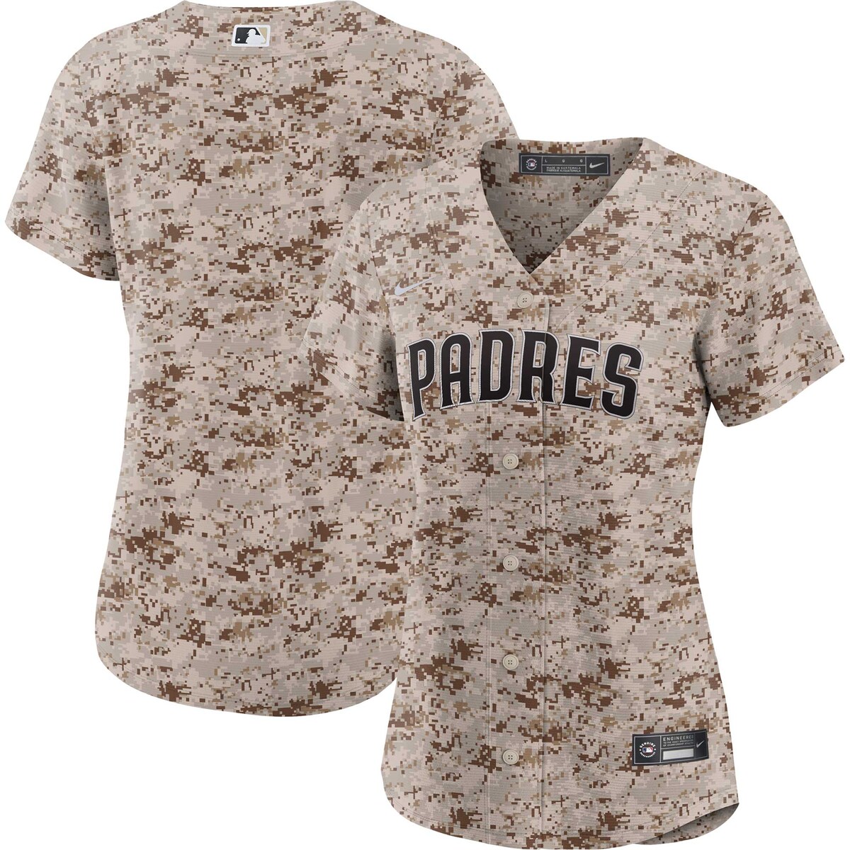【公式グッズ】MLB パドレス レプリカ ユニフォーム Nike/ナイキ レディース カモフラ (Women's Nike Replica Team Jersey - Padres USMC Alt 2023)