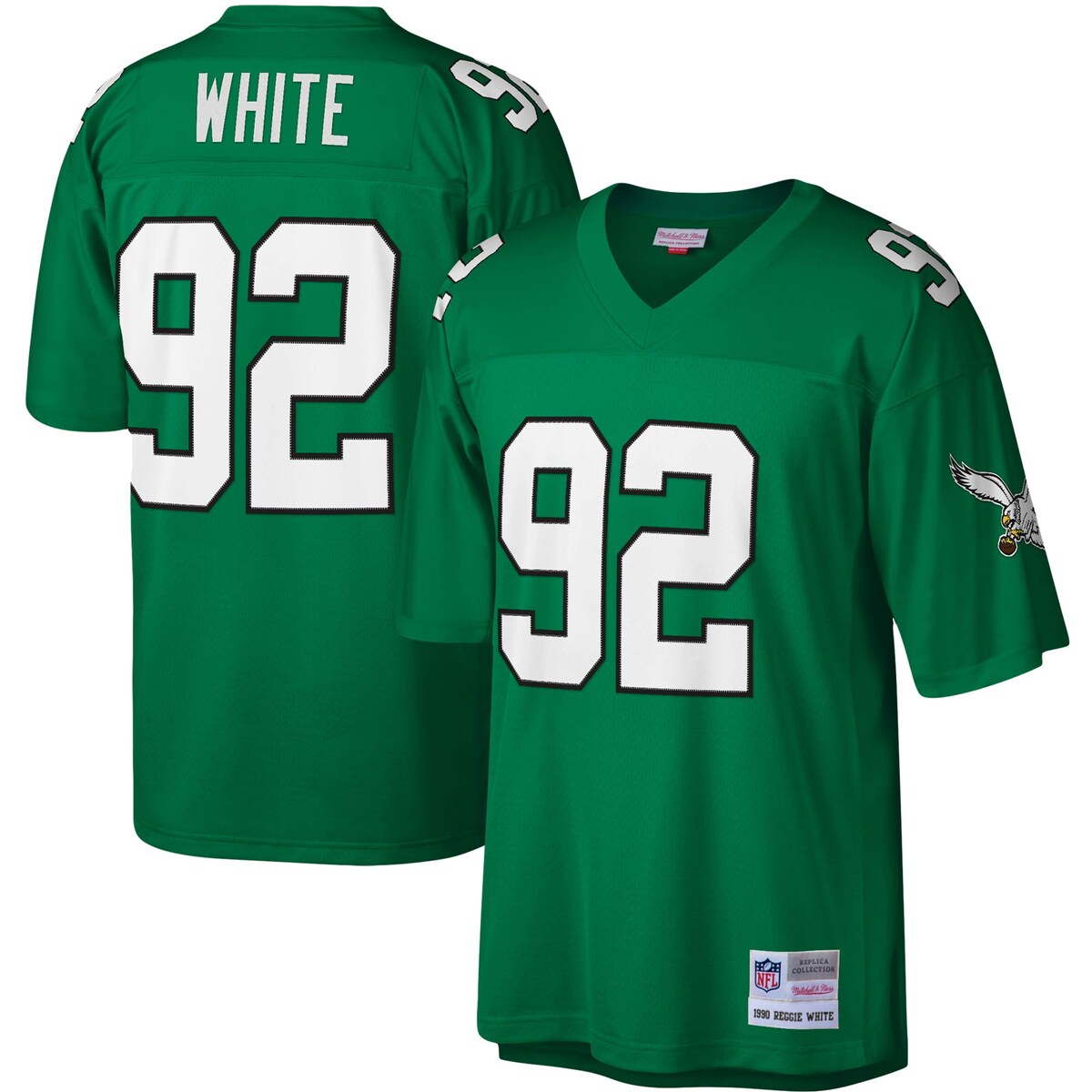【公式グッズ】NFL イーグルス レジー・ホワイト レプリカ ユニフォーム Mitchell & Ness/ミッチェル＆ネス メンズ グリーン (Men's MNC Legacy Replica Jersey)