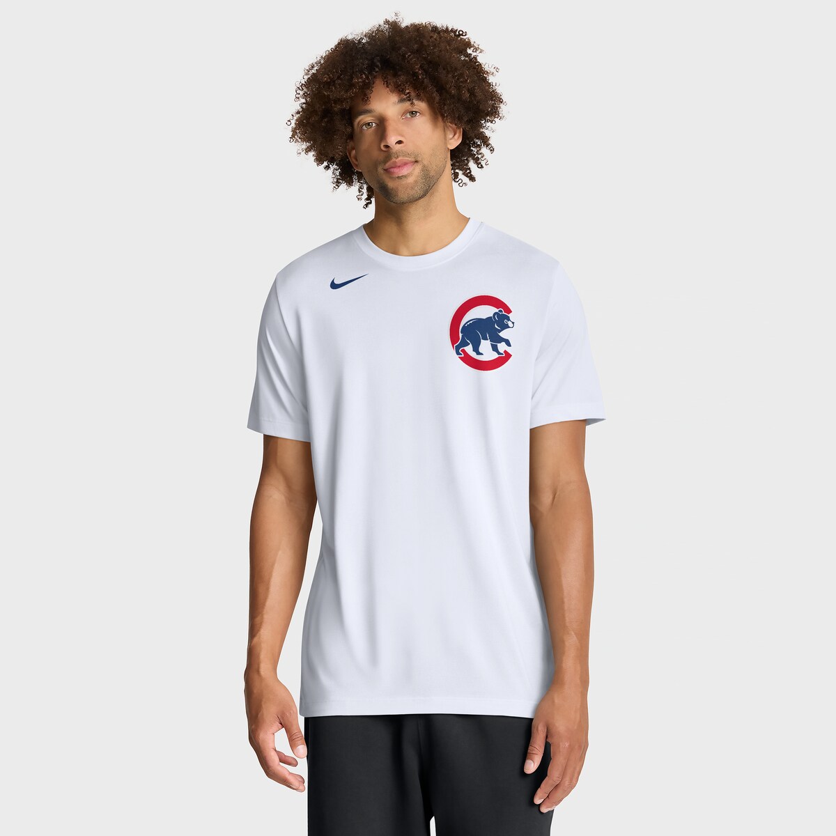 【公式グッズ】MLB カブス Tシャツ Nike/ナイキ メンズ ホワイト (23 Men's Nike New Legend Wordmark Short Sleeve Tee)