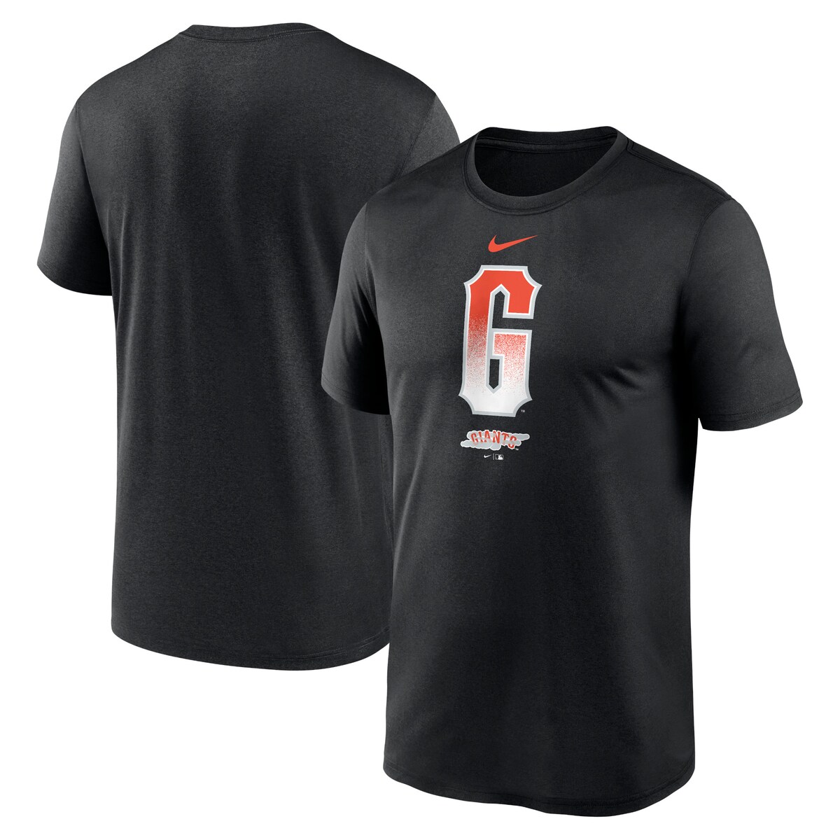 【公式グッズ】MLB ジャイアンツ Tシャツ Nike/ナイキ メンズ ブラック (Men's NIKE City Connect Large Logo Short Sleeve Tee)