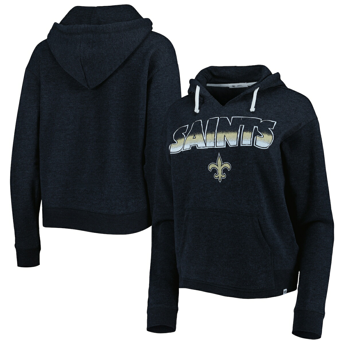 【公式グッズ】NFL セインツ プルオーバー パーカー '47/フォーティーセブン/フォーティーセブン レディース ブラック (22 Women's Color Rise Kennedy POH)