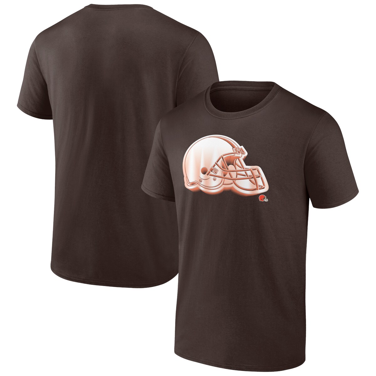 【公式グッズ】NFL ブラウンズ Tシャツ Fanatics/ファナティクス メンズ ブラウン (MEN'S NFL 23 FB CHROME DIMENSION SST)