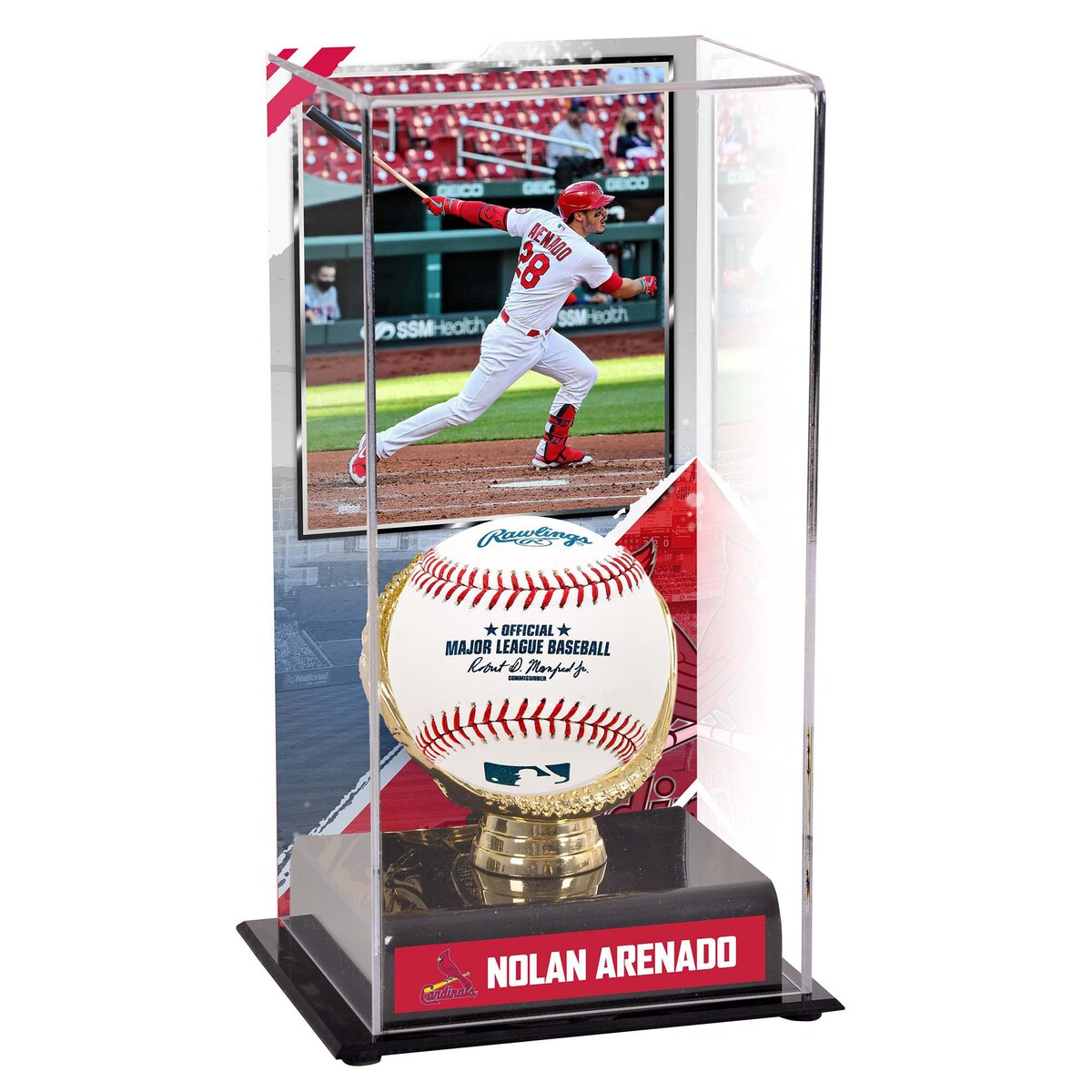 【公式グッズ】MLB カージナルス ノーラン・アレナド コレクタブル用ケース Fanatics Authentic/ファナティクスオーセンティック (UNS TALL BASEBALL DISPLAY CASE 482022)|Fanatics公式ストア 店
