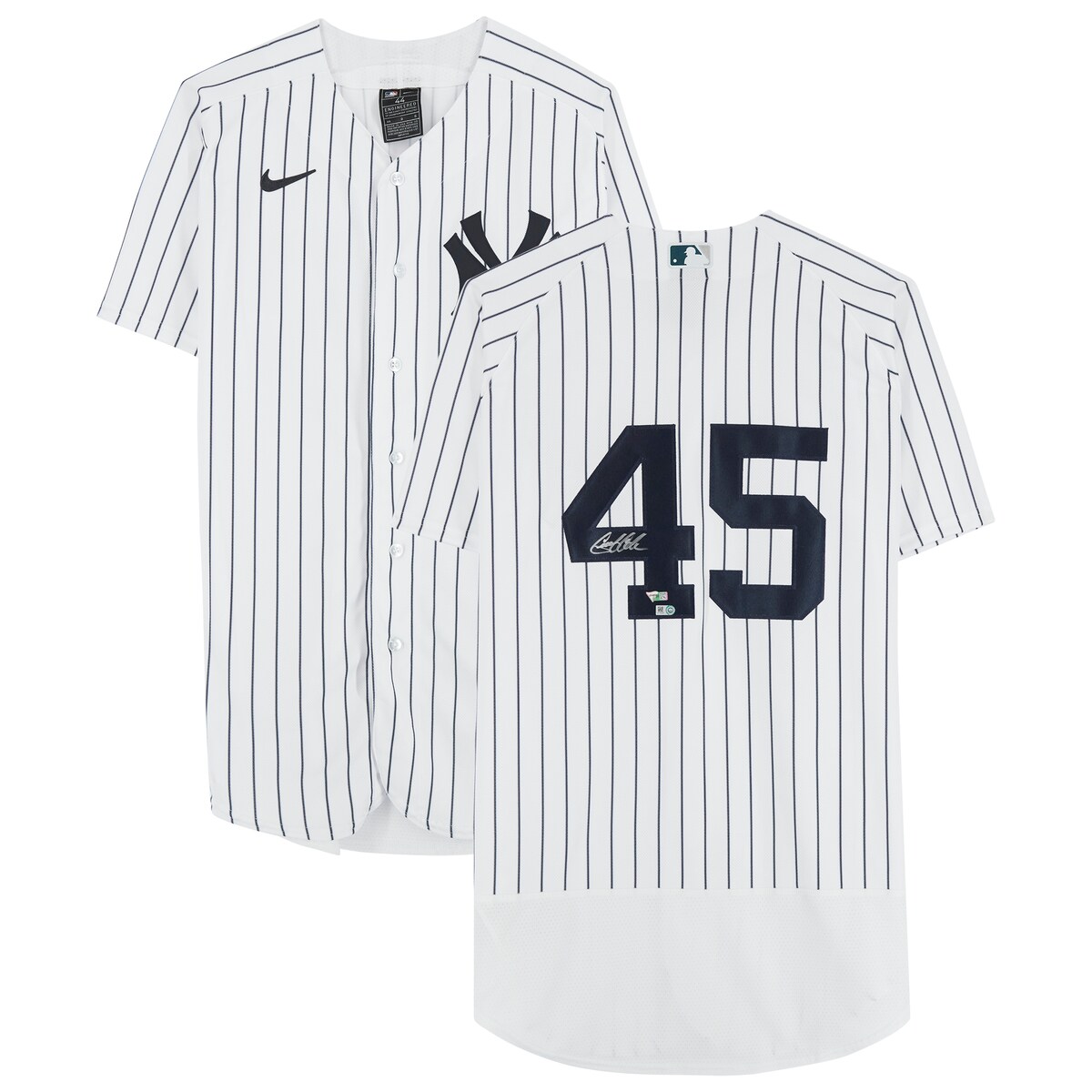【MLB公式ホログラム付】MLB ヤンキース ゲリット・コール 直筆サイン ユニフォーム Fanatics Authentic/ファナティクスオーセンティック (MLBJRSY022720)