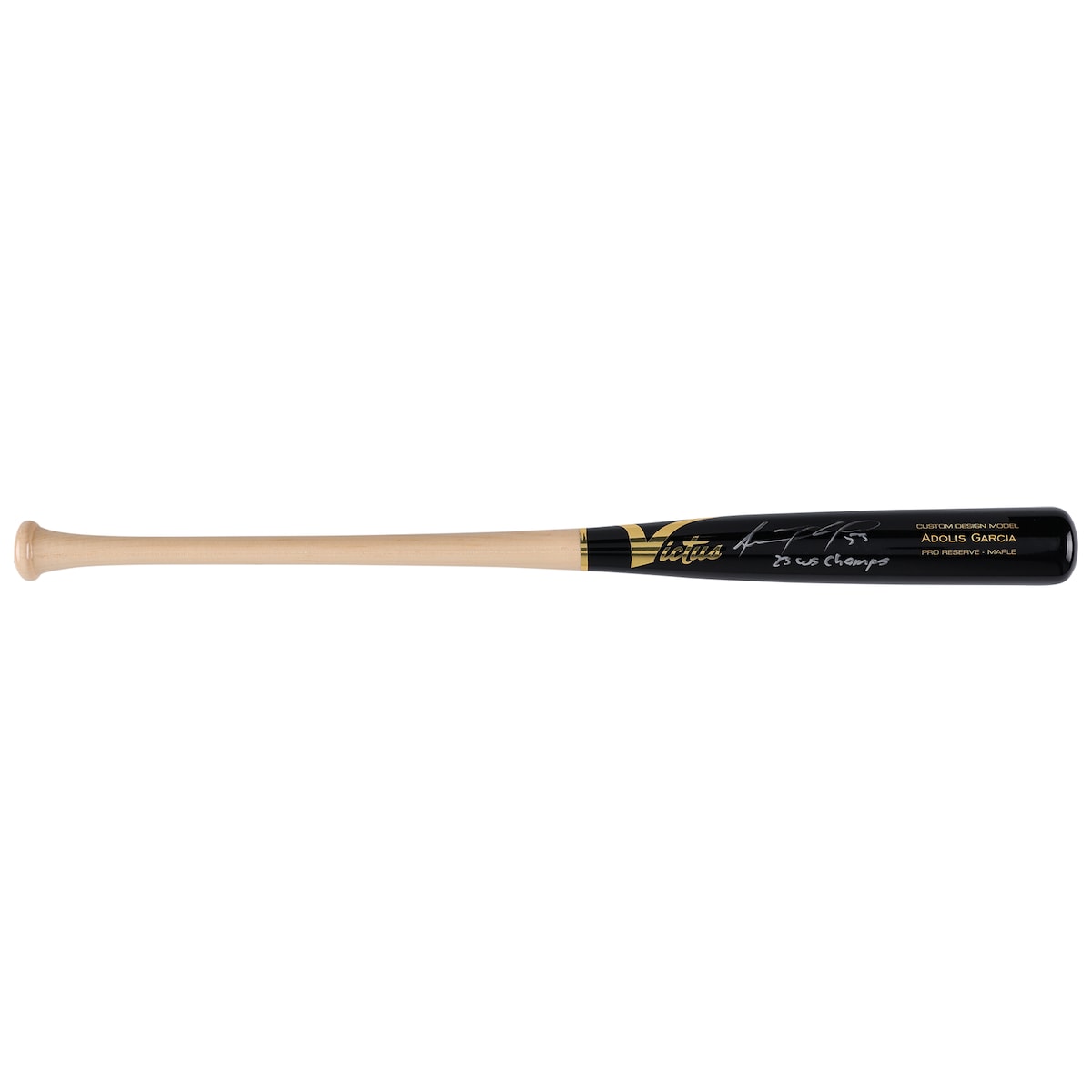 【MLB公式ホログラム付】MLB レンジャーズ アドリス・ガルシア 直筆サイン バット Fanatics（ファナティクス） (AUT 23 MLB CHP BAT 45225)