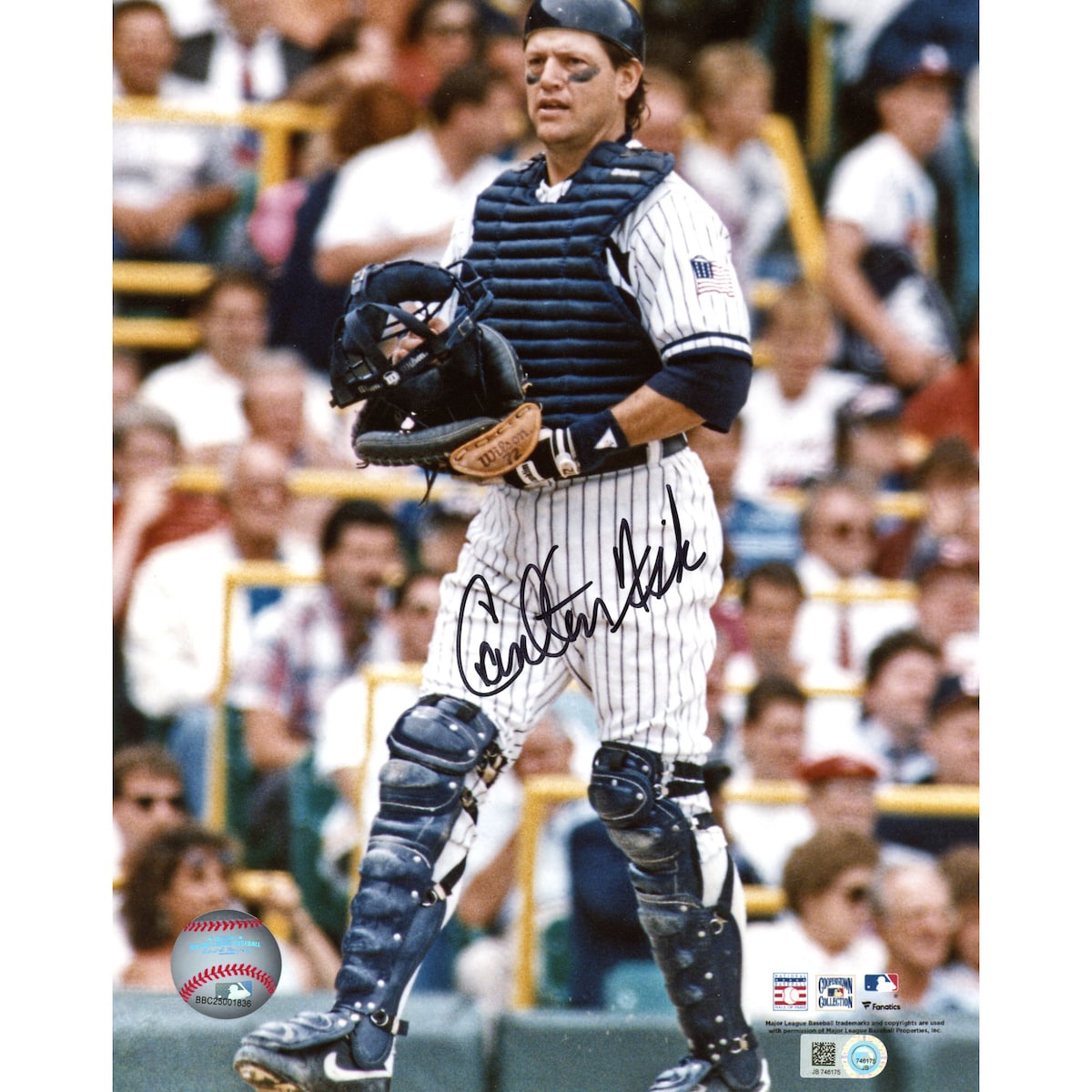【MLB公式ホログラム付】MLB ホワイトソックス カールトン・フィスク 直筆サイン フォト Fanatics Authentic/ファナティクスオーセンティック (8x10 Aut Photo MLB)