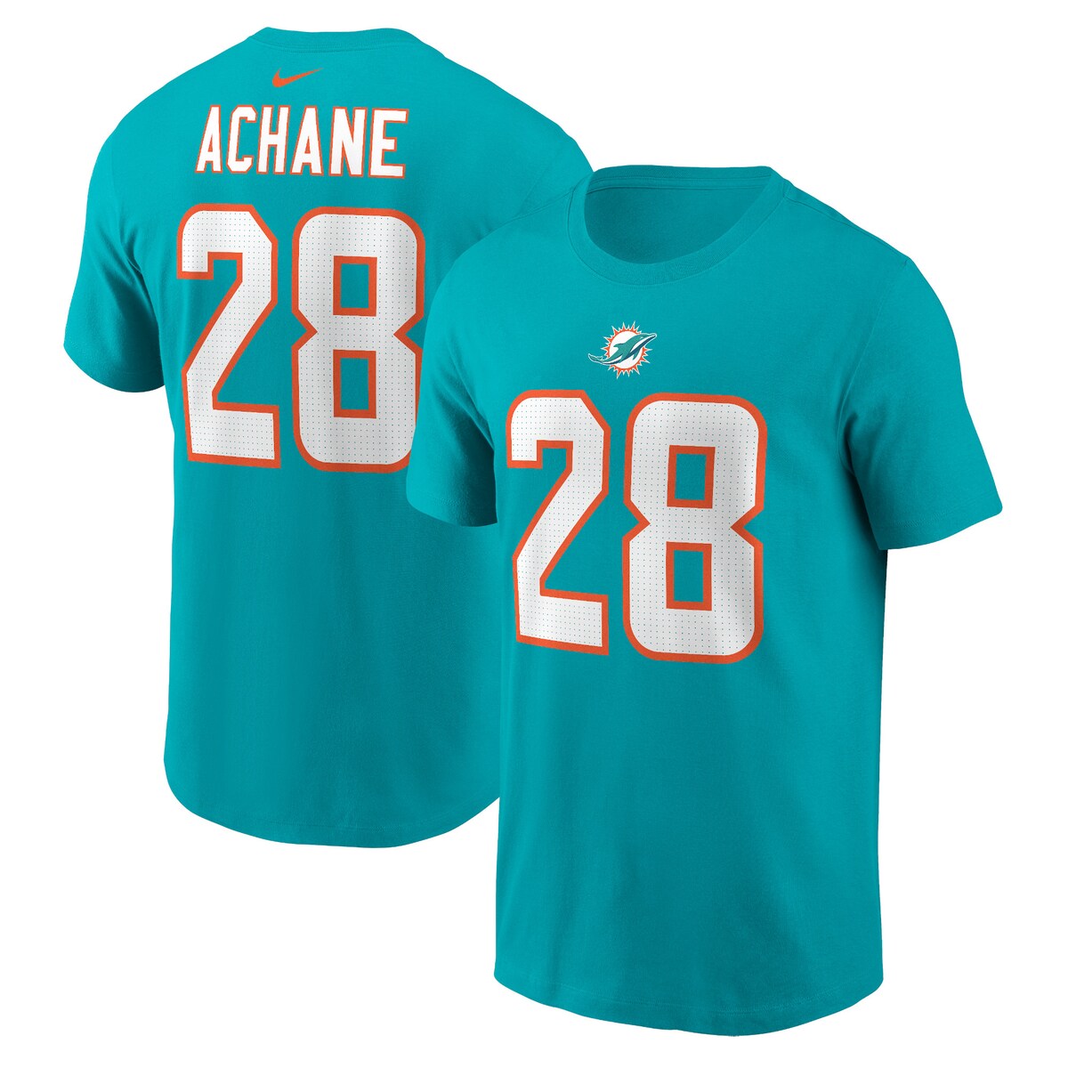 【公式グッズ】NFL ドルフィンズ デボン・エイチェン ネーム&ナンバー Tシャツ Nike/ナイキ メンズ アクア (26 Men's NFL Nike Player N&N Tee)
