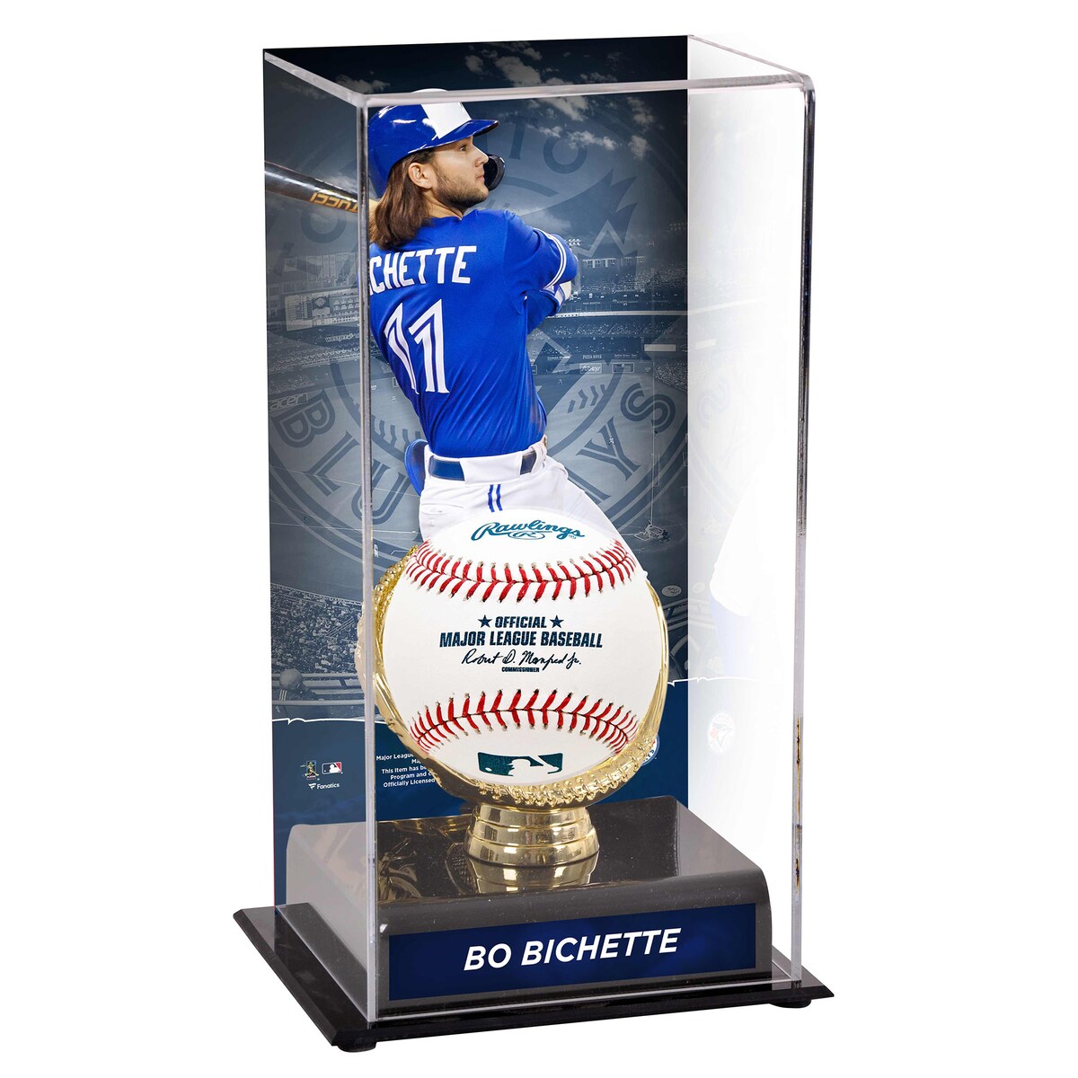 【公式グッズ】MLB ブルージェイズ ボー・ビシェット コレクタブル用ケース Fanatics Authentic/ファナティクスオーセンティック (2020 Gold Glove w Image Display Case)|Fanatics公式ストア 店