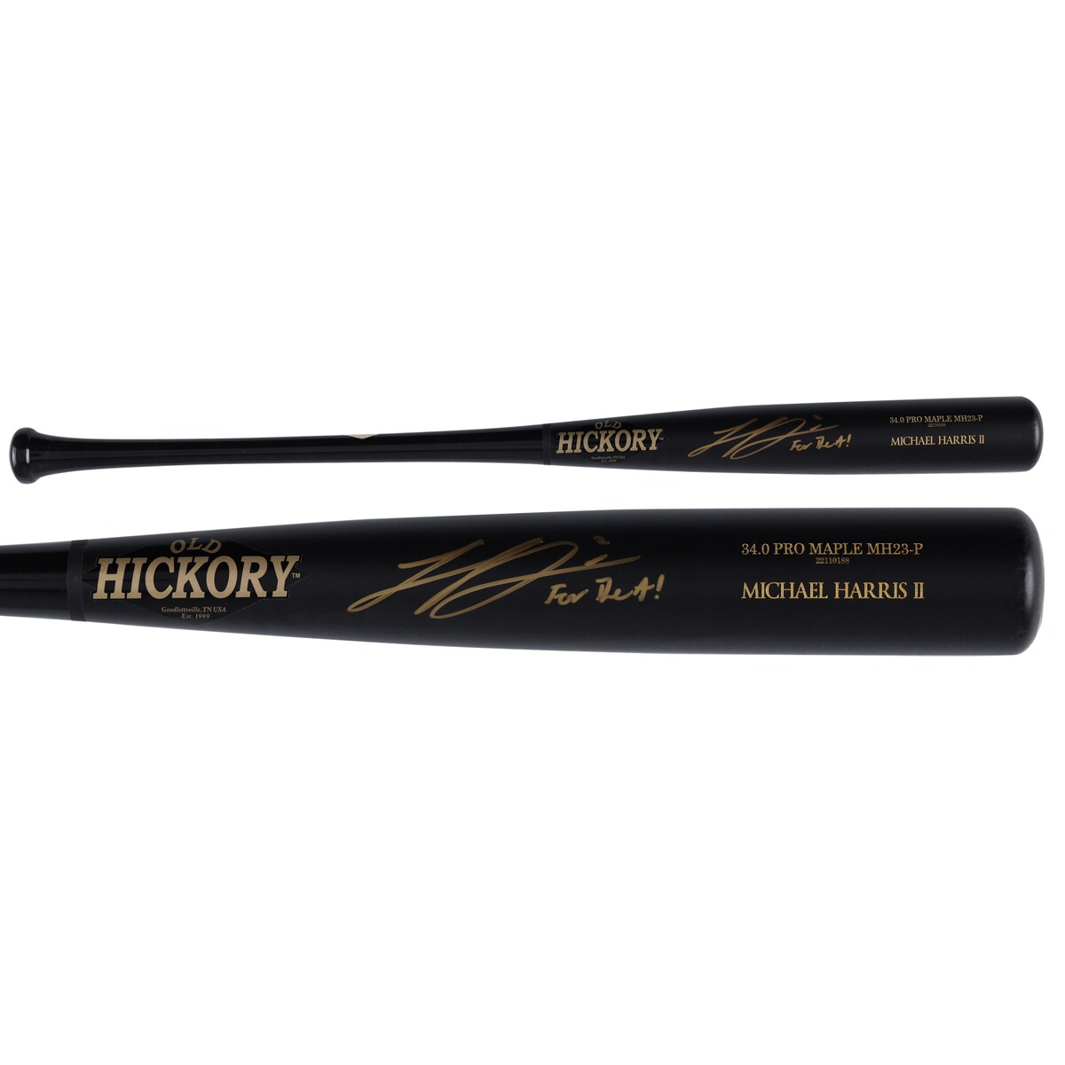 【MLB公式ホログラム付】MLB ブレーブス マイケル・ハリスII 直筆サイン バット Fanatics（ファナティクス） (AUT BAT 45183)