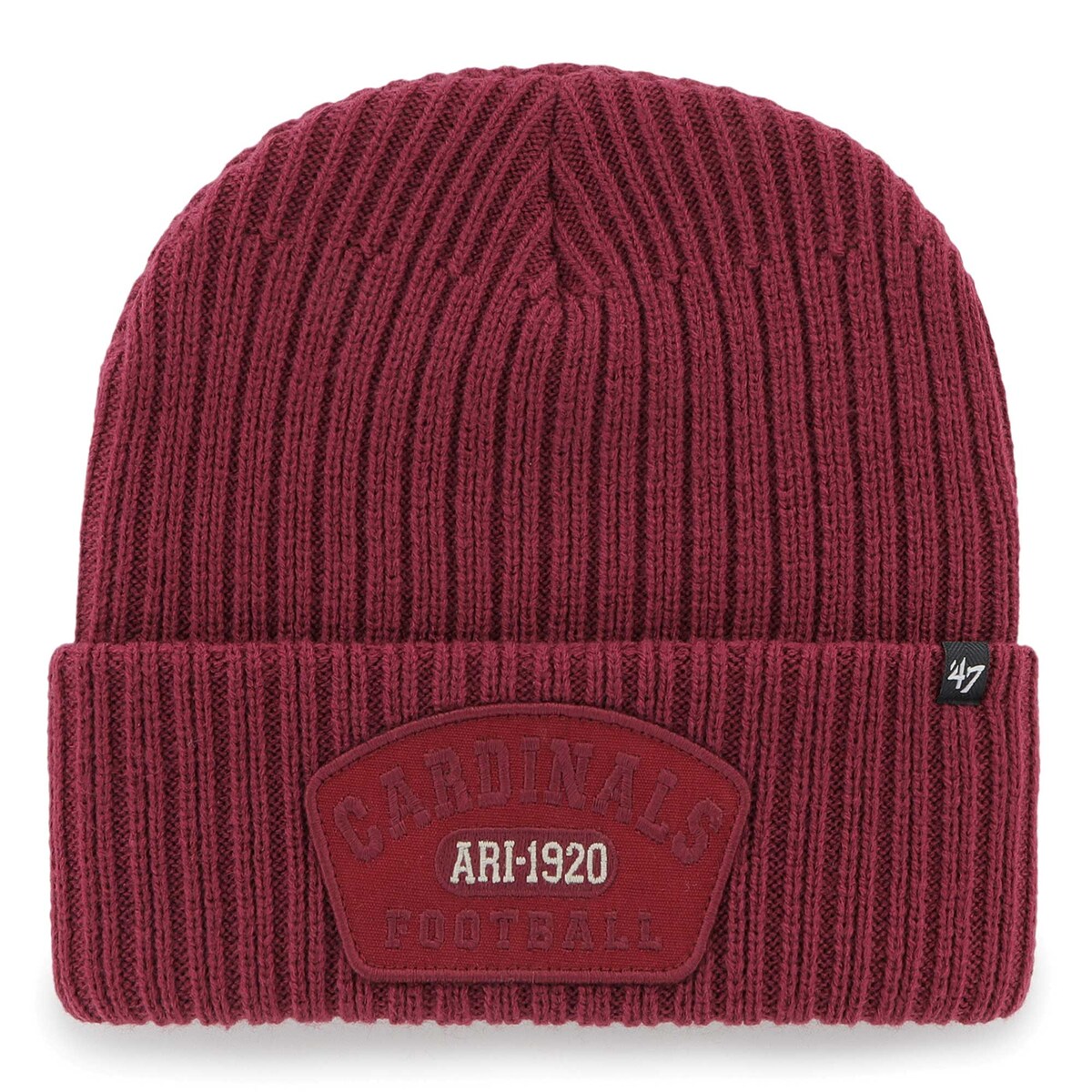 【公式グッズ】NFL カーディナルス ニット帽 '47/フォーティーセブン メンズ カージナルレッド (NFL Ridgeway Cuffed Knit)