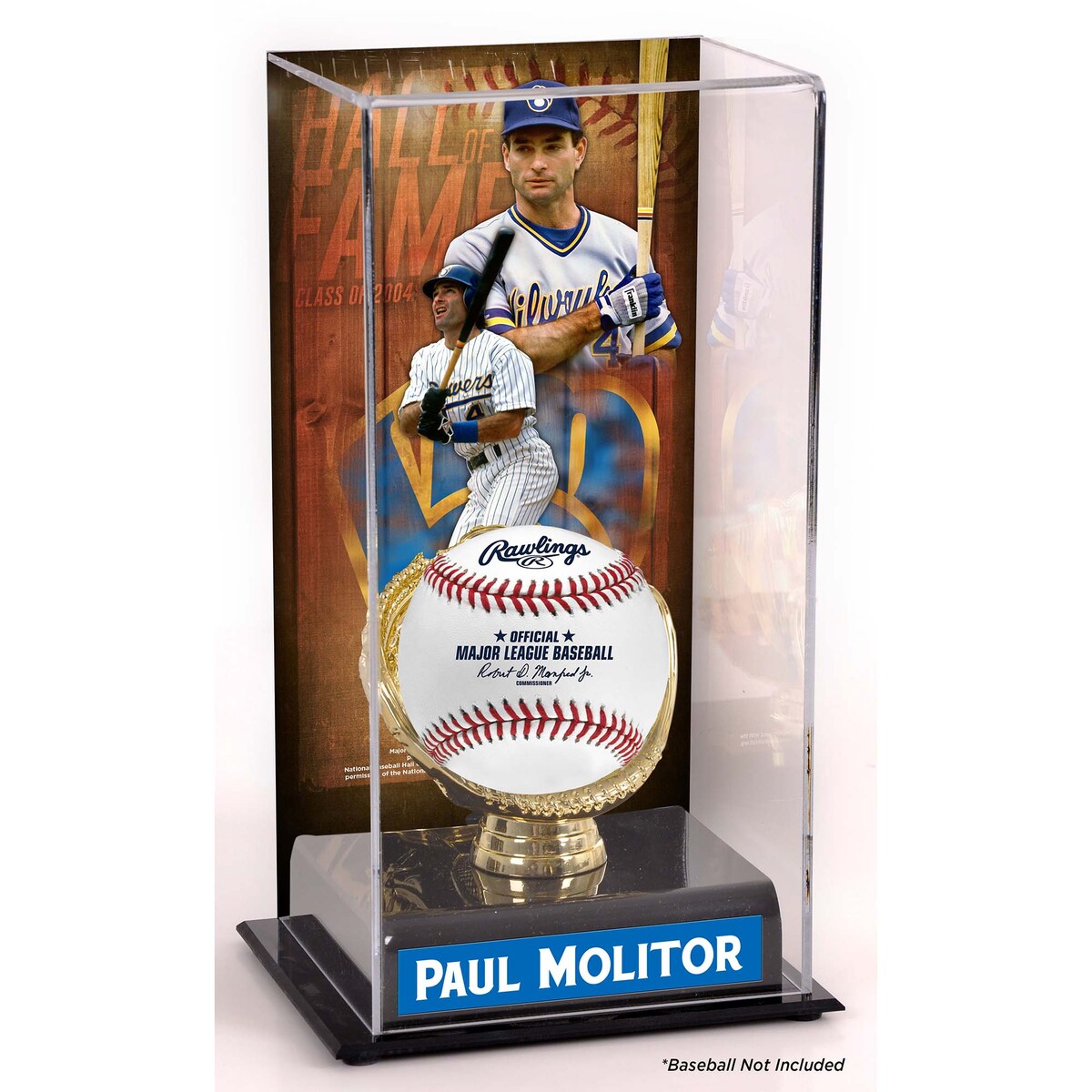 【公式グッズ】MLB ブルワーズ ポール・モリター コレクタブル用ケース Fanatics Authentic/ファナティクスオーセンティック (UNS TALL DISPLAY CASE 44789)|Fanatics公式ストア 店