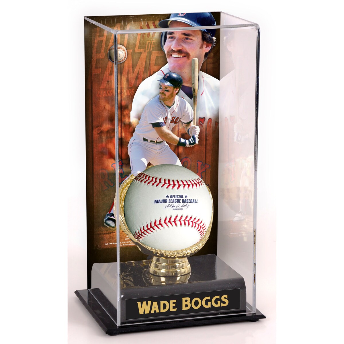 【公式グッズ】MLB レッドソックス ウェイド・ボッグス コレクタブル用ケース Fanatics Authentic/ファナティクスオーセンティック (Player Baseball Display Case MLB)｜Fanatics公式ストア 店
