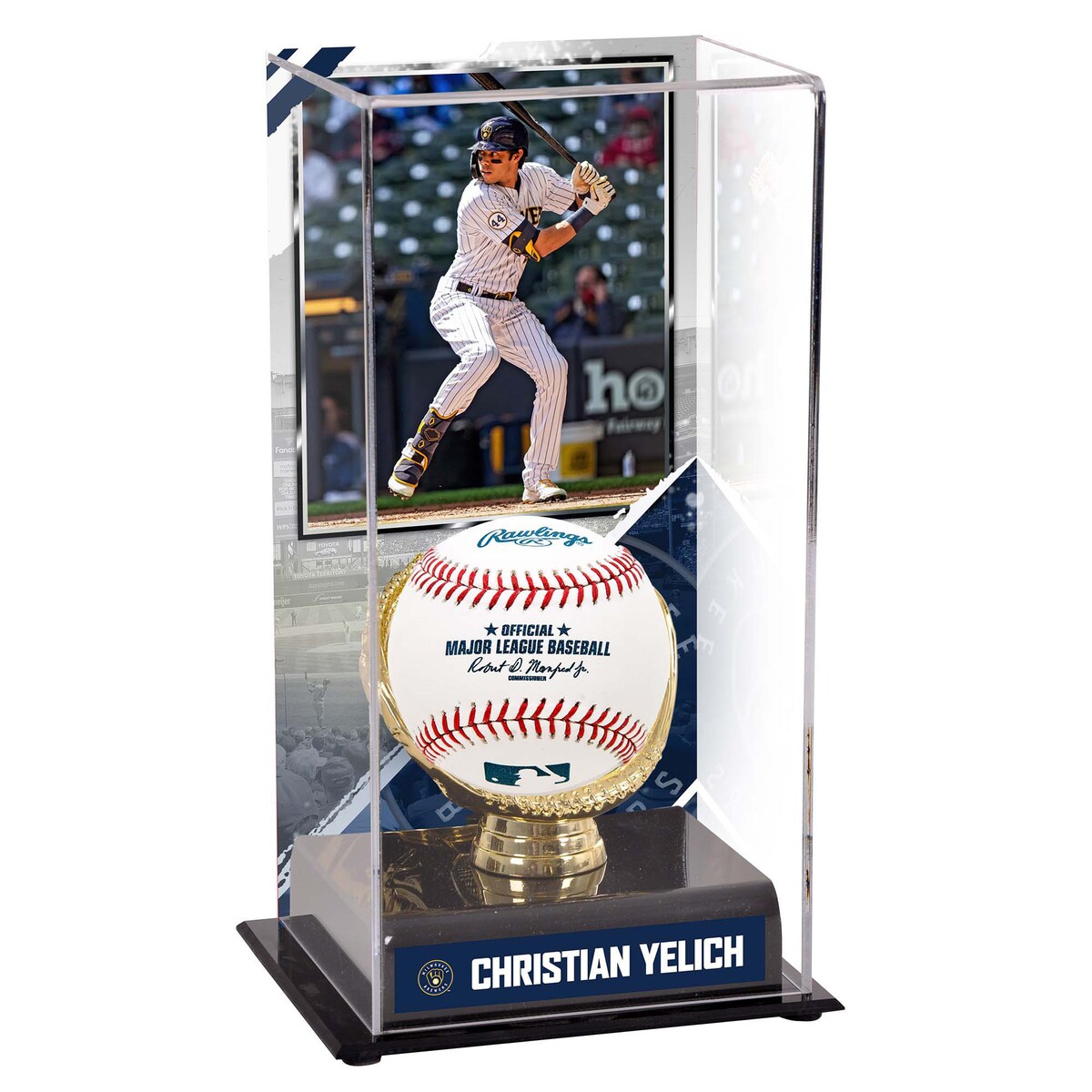 【公式グッズ】MLB ブルワーズ クリスチャン・イェリッチ コレクタブル用ケース Fanatics Authentic/ファナティクスオーセンティック (UNS TALL BASEBALL DISPLAY CASE 482022)|Fanatics公式ストア 店