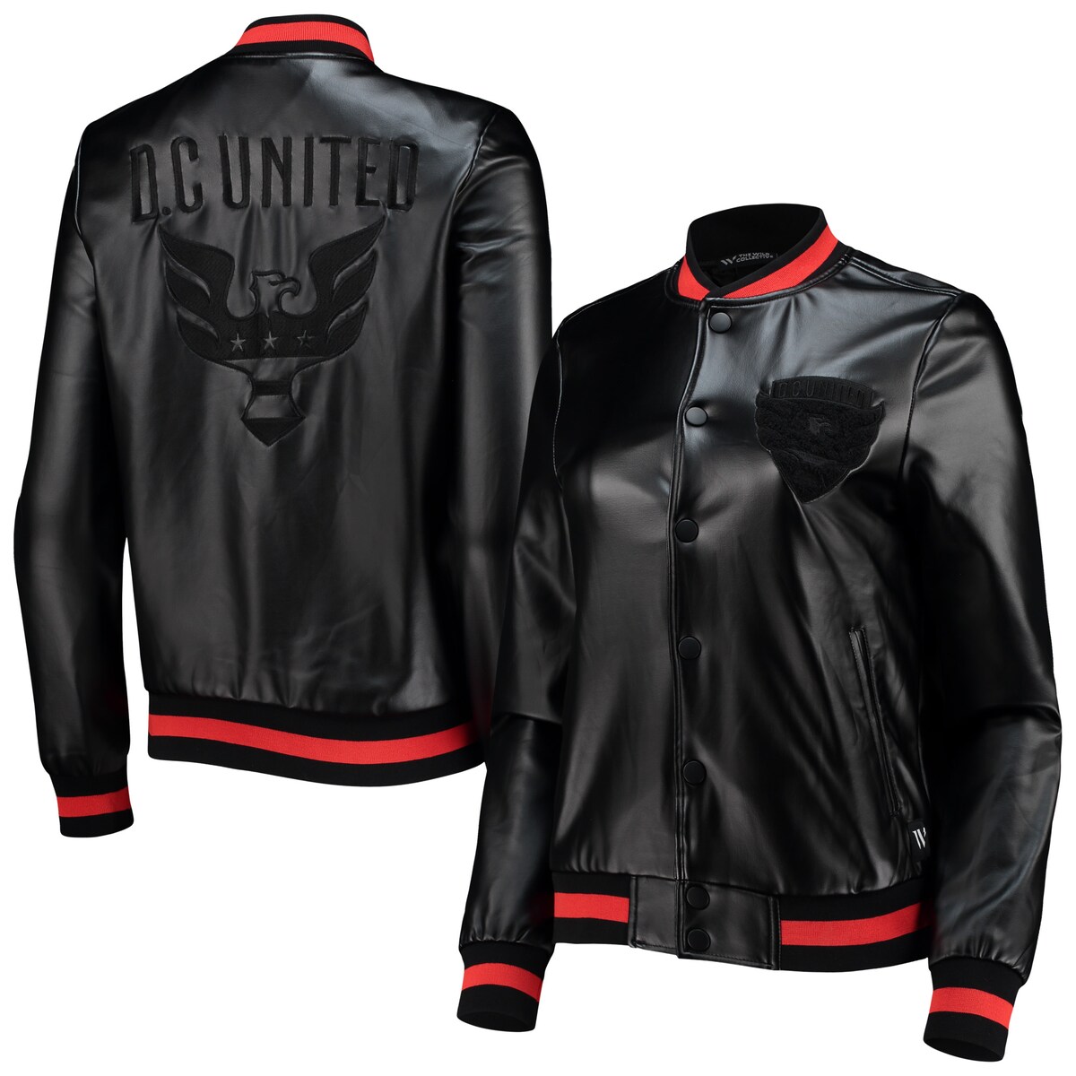 【公式グッズ】MLS D.C.ユナイテッド ジャケット The Wild Collective ブラック (WCV S22 Unisex Bomber Jacket)