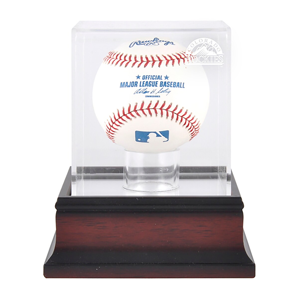 【公式グッズ】MLB ロッキーズ コレクタブル用ケース Fanatics Authentic/ファナティクスオーセンティック (Baseball Logo Display Case)|Fanatics公式ストア 店