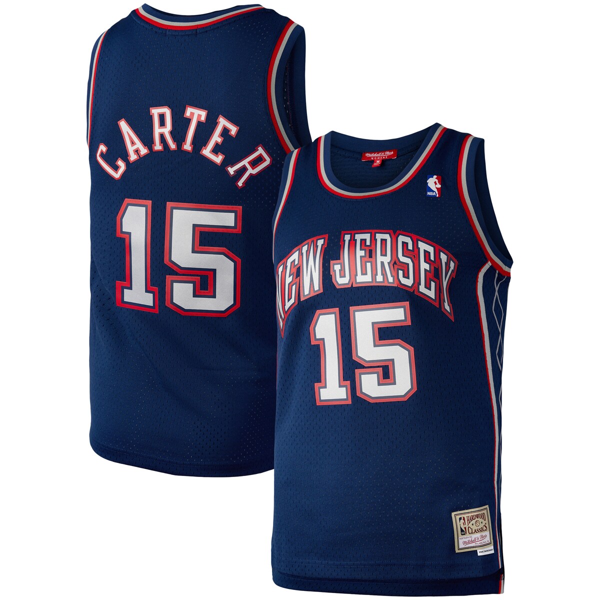 【公式グッズ】NBA ネッツ ビンス・カーター ユニフォーム Mitchell & Ness/ミッチェル＆ネス レディース ネイビー (MNC NBA Womens Swngman 2)｜Fanatics公式ストア 店