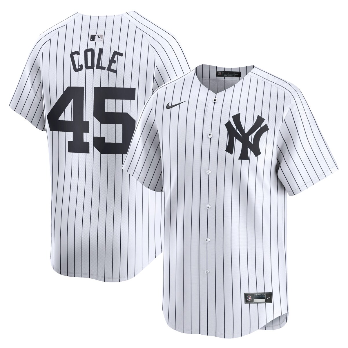 【公式グッズ】MLB ヤンキース ゲリット・コール リミテッド ユニフォーム Nike/ナイキ メンズ ホワイト (2024 Nike Men's Limited Player Jerseys - FTF NTP Master Style)|Fanatics公式ストア 店