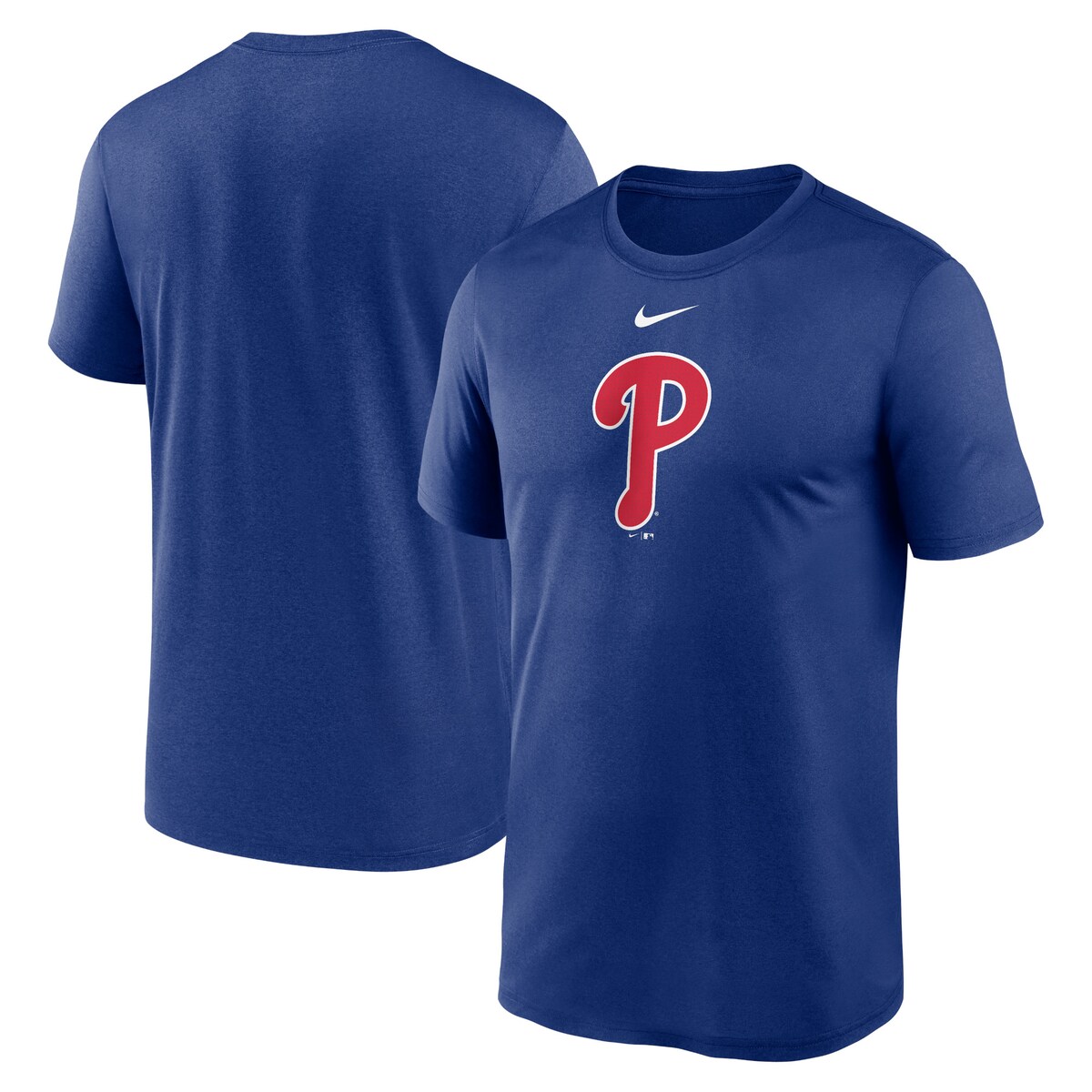 【公式グッズ】MLB フィリーズ Tシャツ Nike/ナイキ メンズ ロイヤル (Fuse Mesh Large Logo Legend Tee SP24)