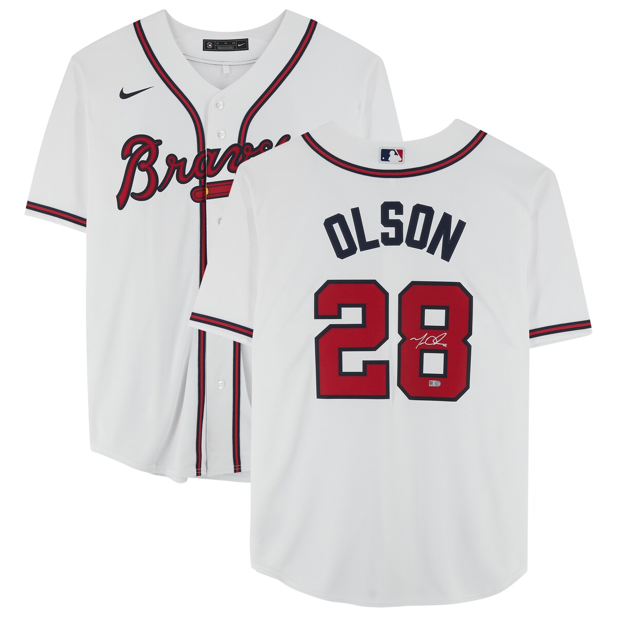 【MLB公式ホログラム付】MLB ブレーブス マット・オルソン 直筆サイン ユニフォーム Fanatics Authentic/ファナティクスオーセンティック (AUT BB JERSEY 3292022)